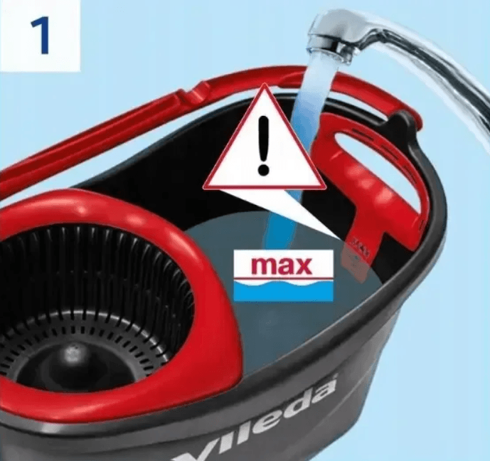 Набір для прибирання відро зі шваброю Vileda TURBO 3w1 Microfibrе 3 Набір - Chysta Vdacha — клінінг Кривий Ріг